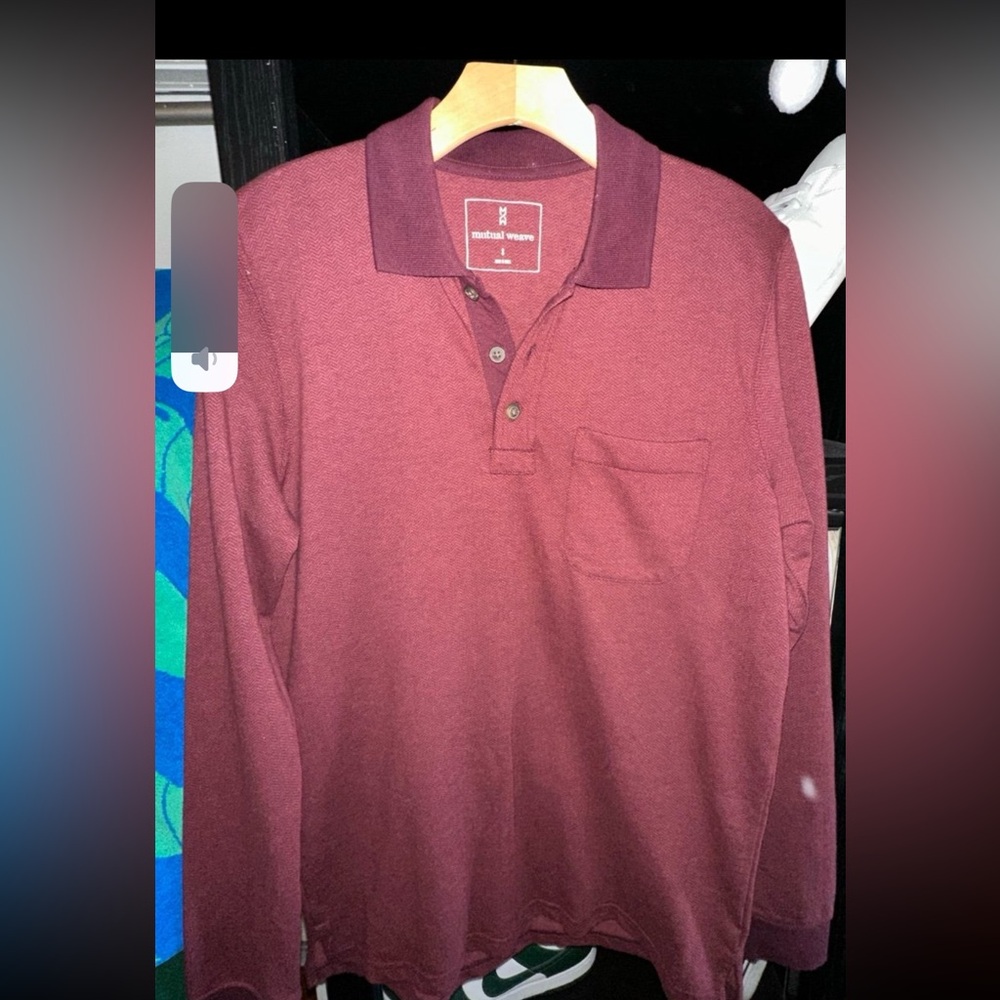 Men's Maroon Polo Shirt